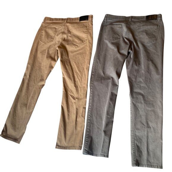 Bundle of 2 English Laundry Men’s Twill Stretch 5 Pocket Pants 34x34* #175P - Picture 2 of 6